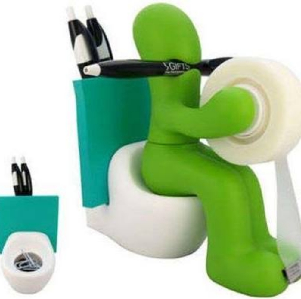 The Butt' Office Supply Station Desk Accessory Hol